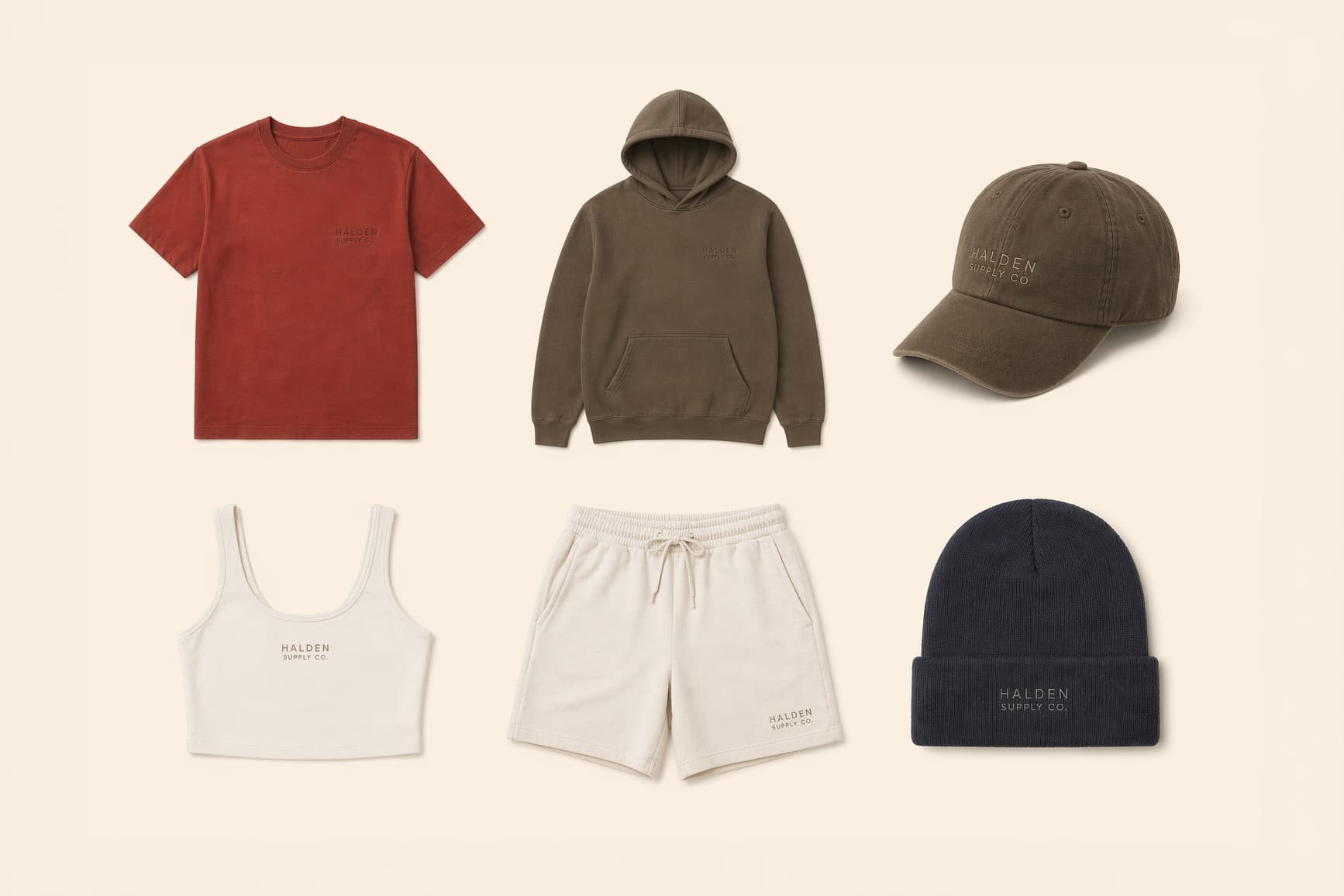 Employee wearing curated apparel