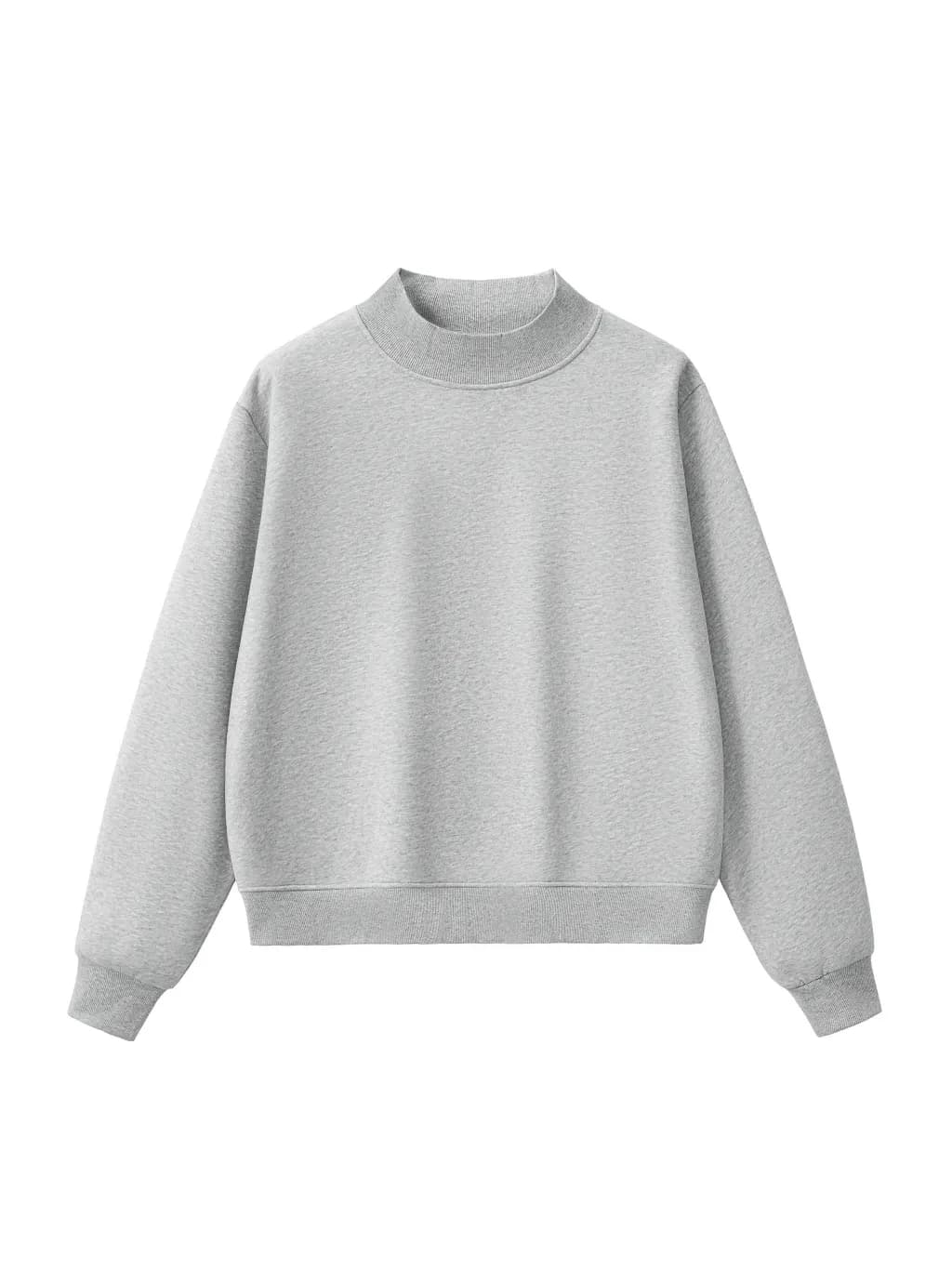 Tonal embroidered chest crewneck