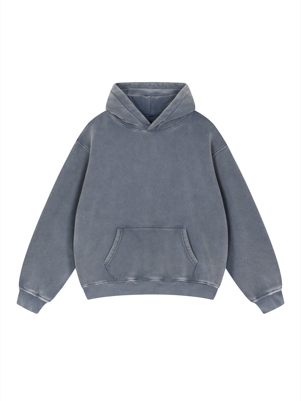 Snow-washed oversized hoodie