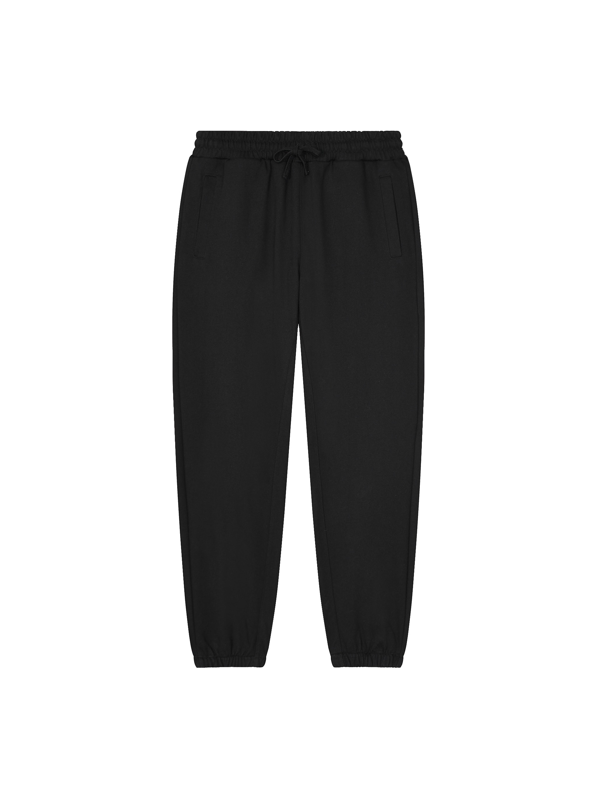 Custom Tapered Joggers — Black