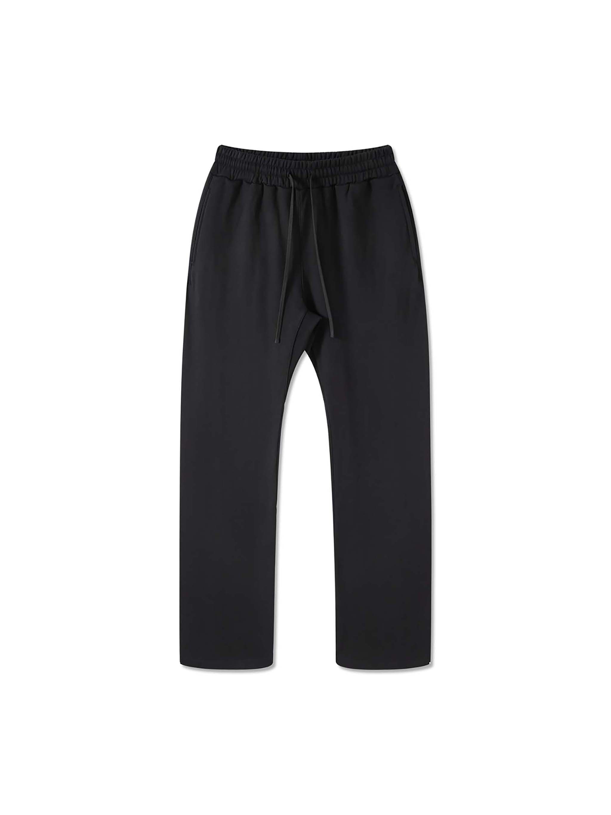 Unisex Straight Leg Pants — Black