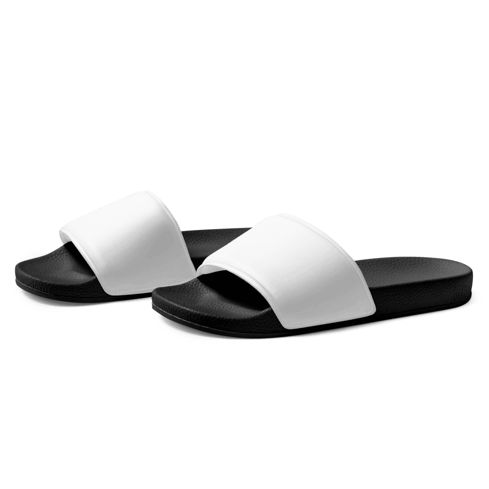 Women's Custom Slides — Black