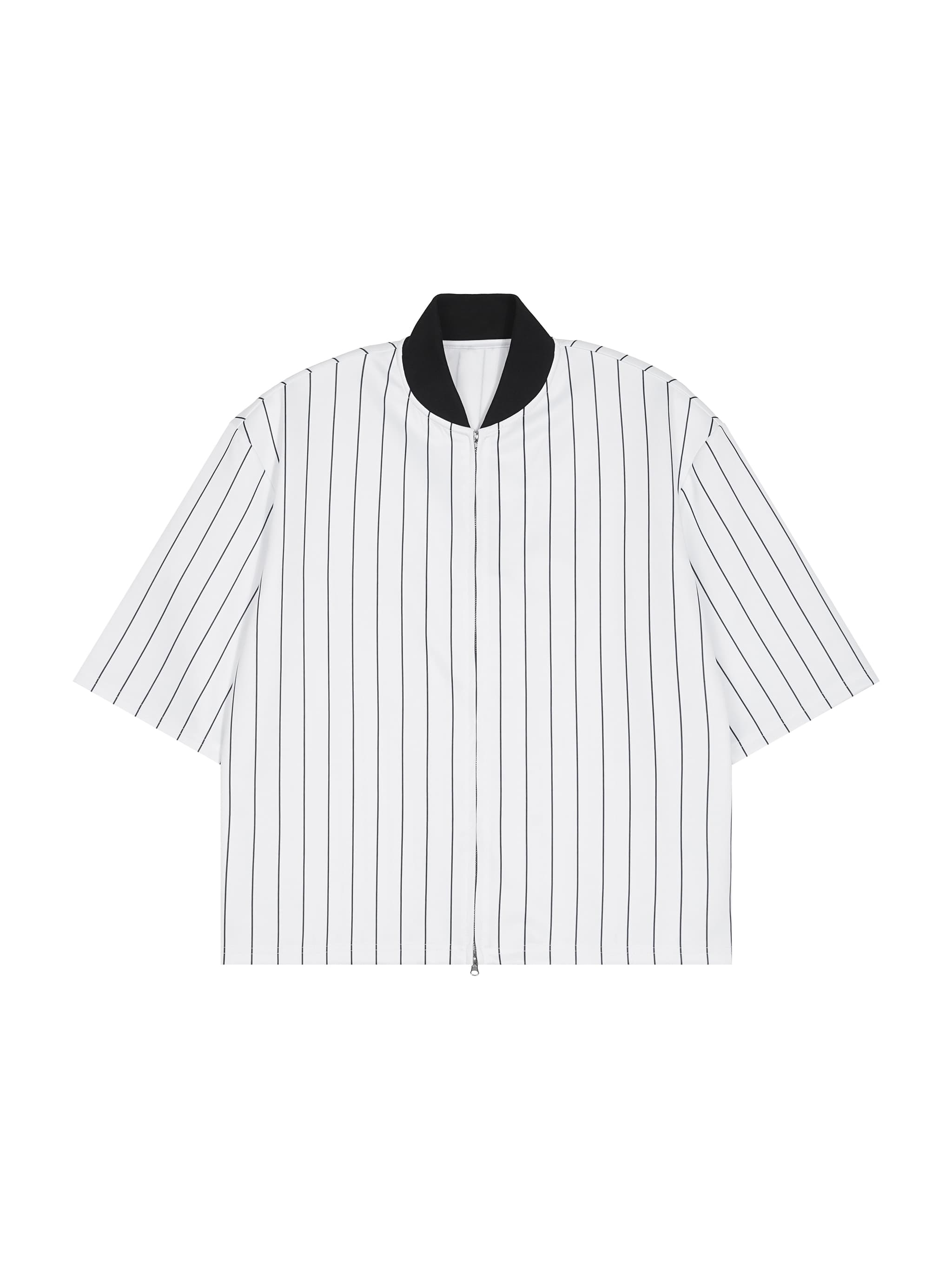 Custom Unisex Striped Full-Zip Baseball Jersey — Activewear