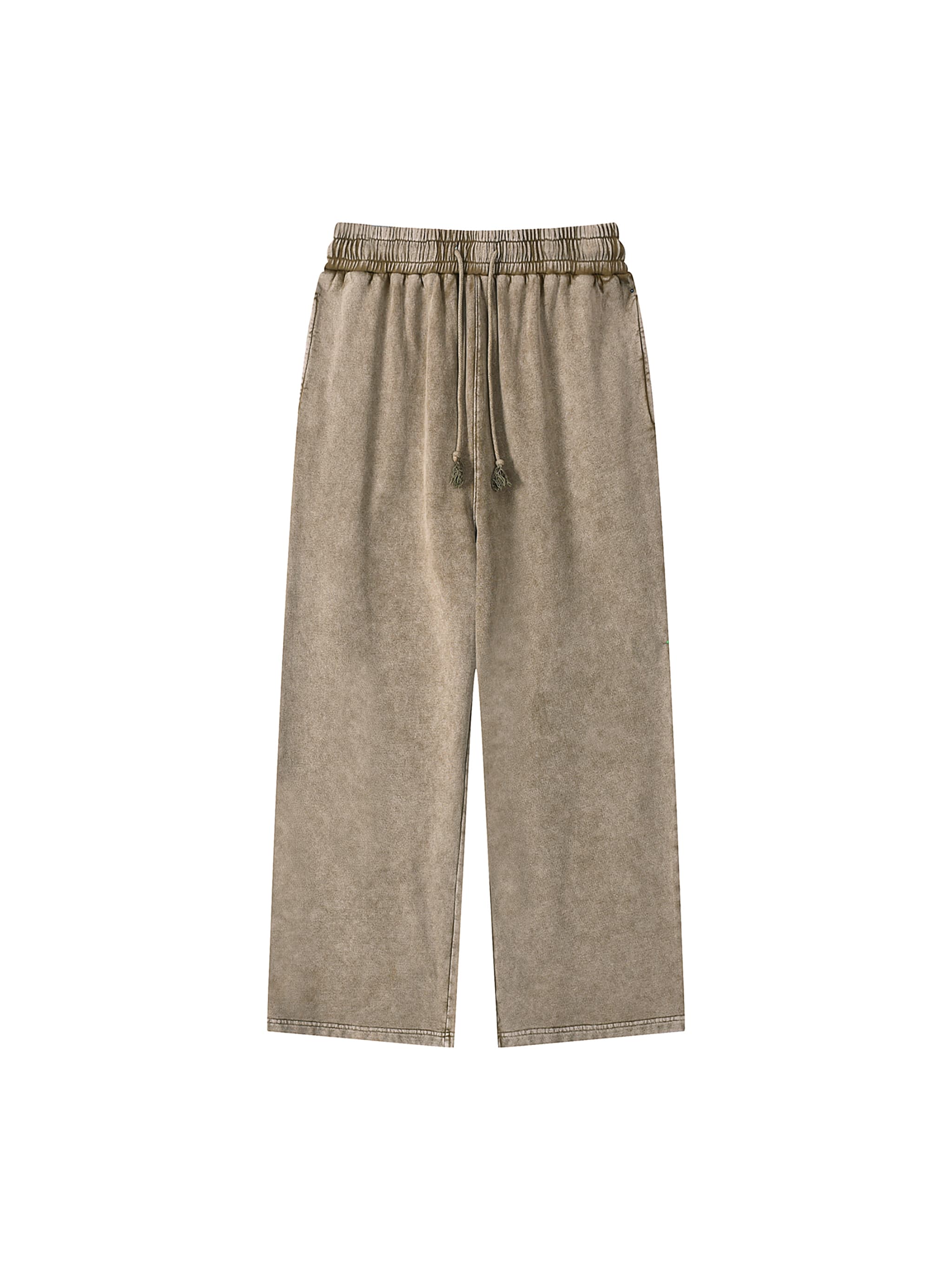 Custom Snow Washed Straight Leg Pants — Bottoms