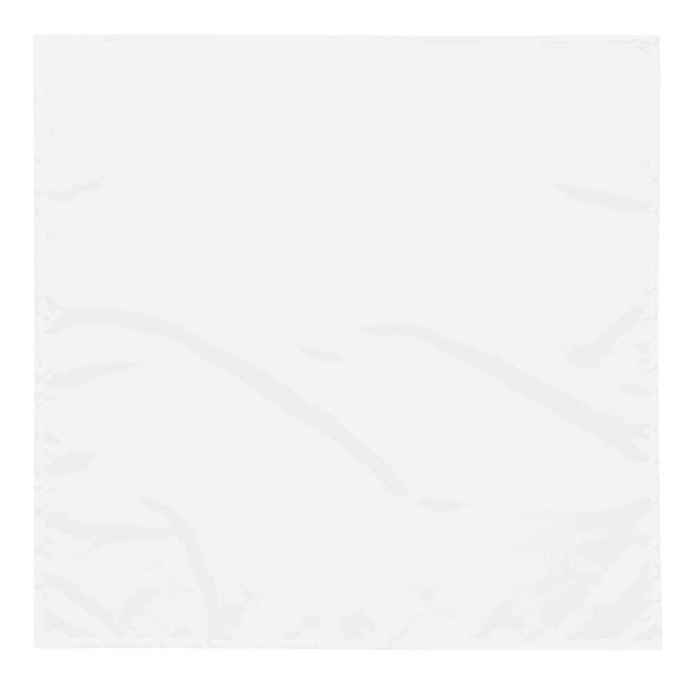 All-Over Print Bandana — White
