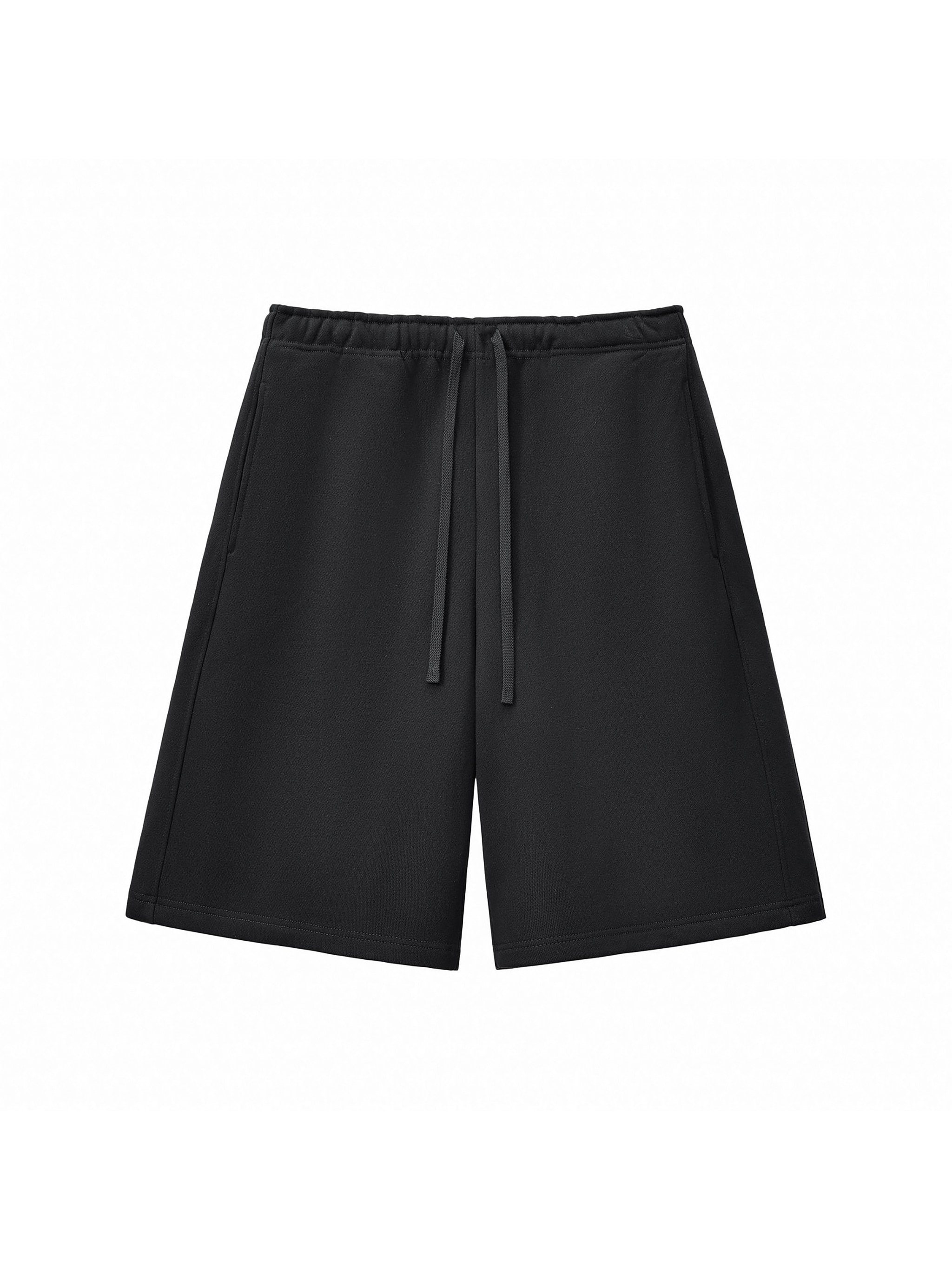 Heavyweight Fleece Shorts — Black