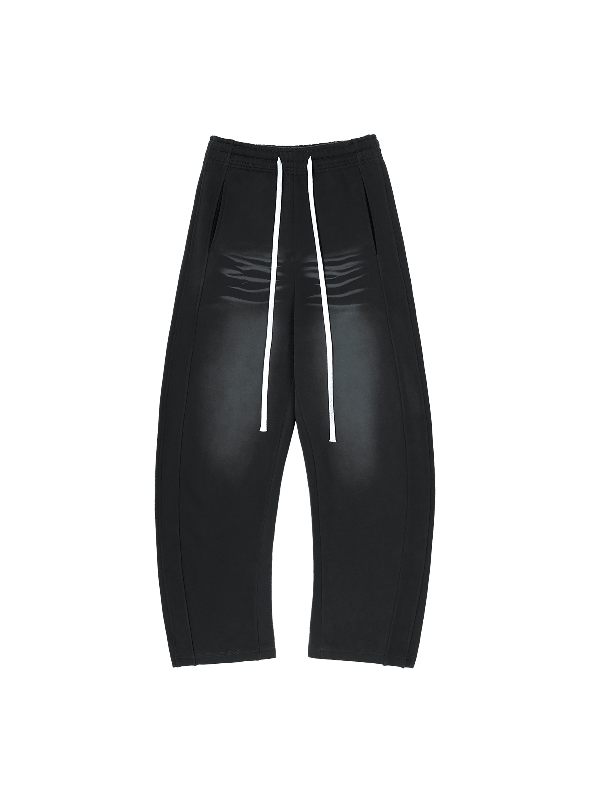 Sunfade Fleece Sweatpants — Black