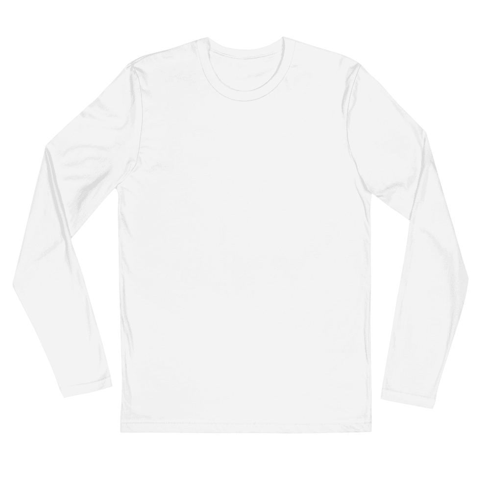 Fitted Long Sleeve Shirt — Black