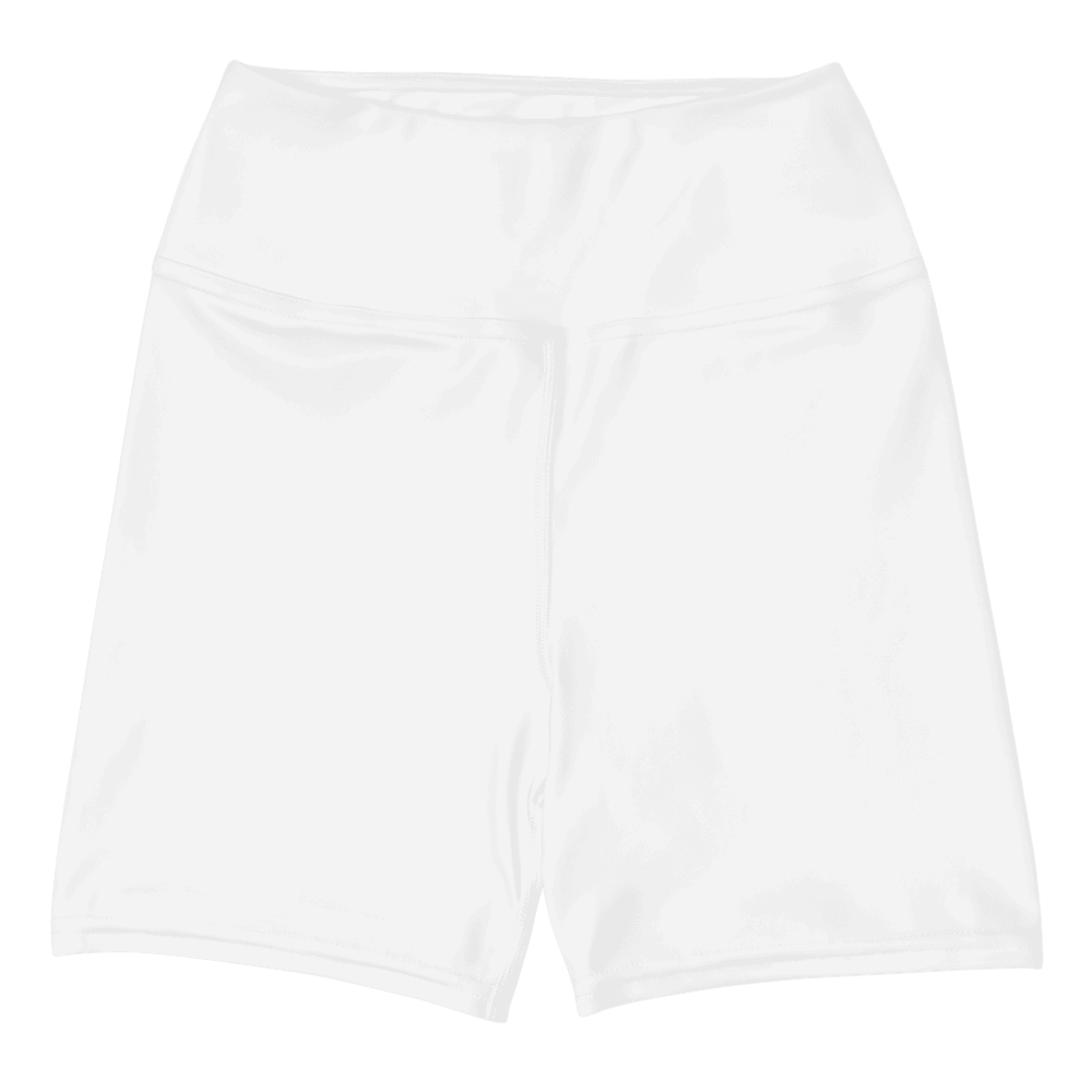 All-Over Print Yoga Shorts — Flat lay · default