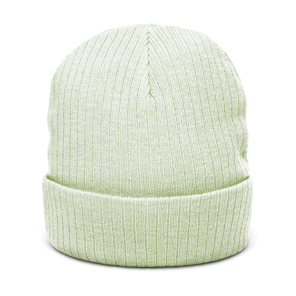Custom Ribbed Knit Beanie — Hats