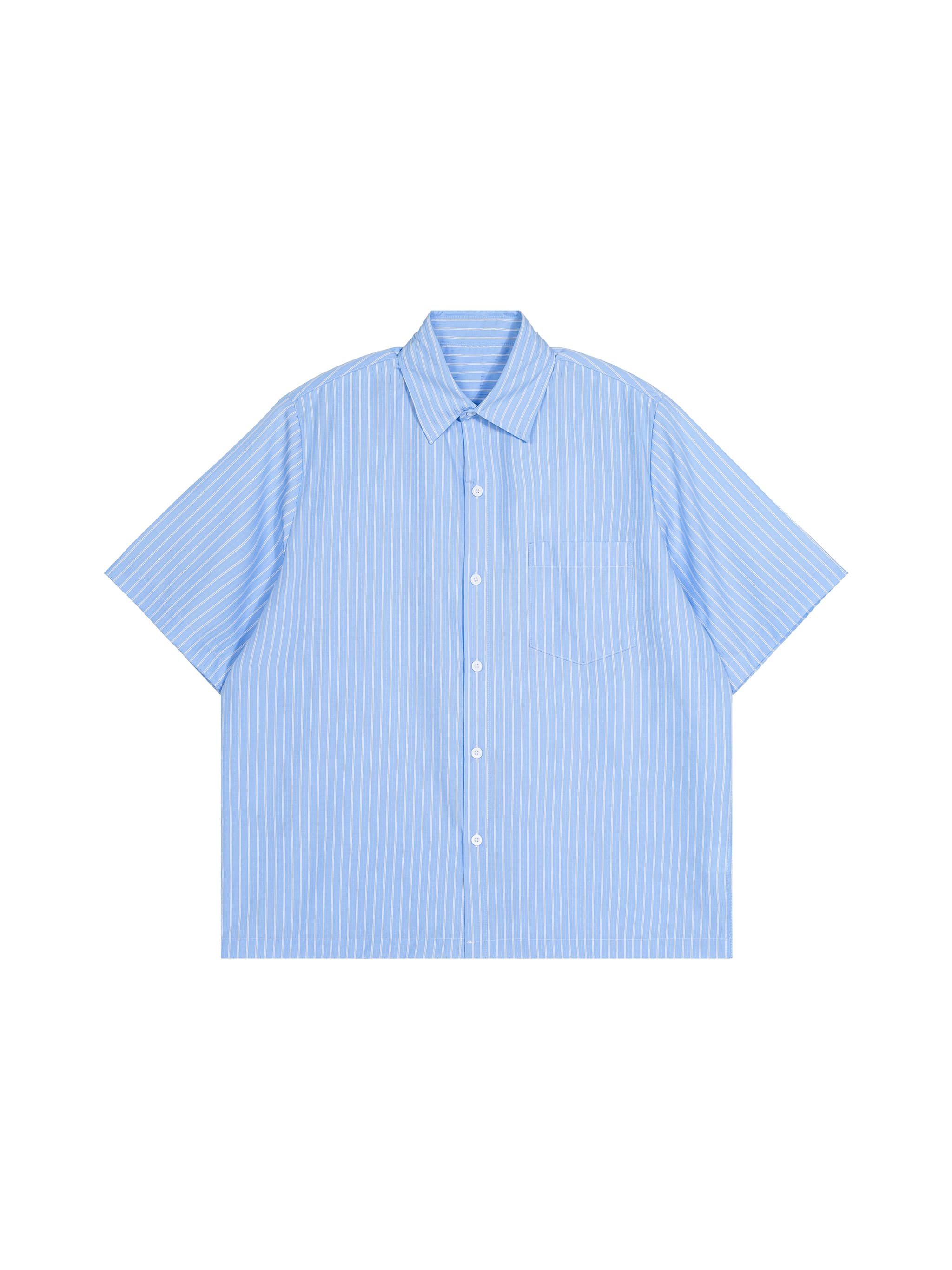 Custom Striped Boxy Short Sleeve Shirt — T-Shirts