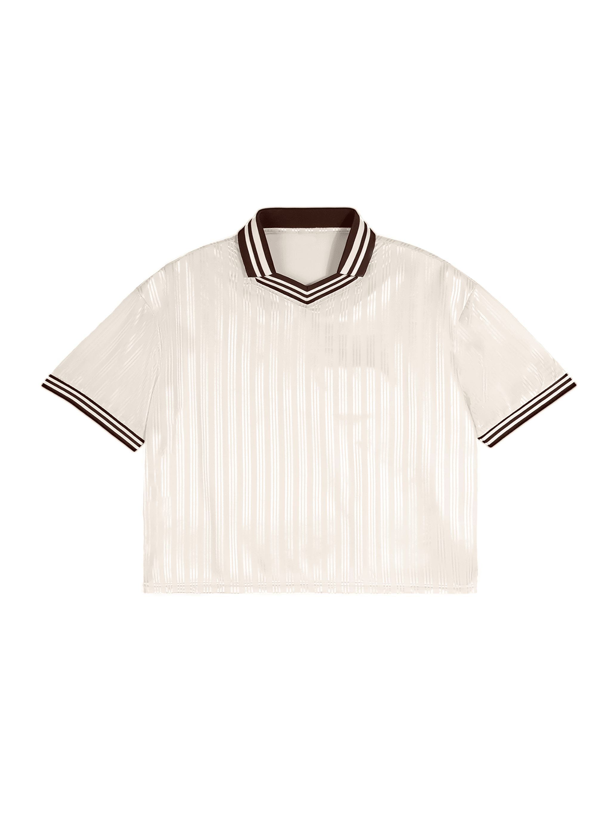 Custom Custom Contrast Stripe Polo T-Shirt — T-Shirts