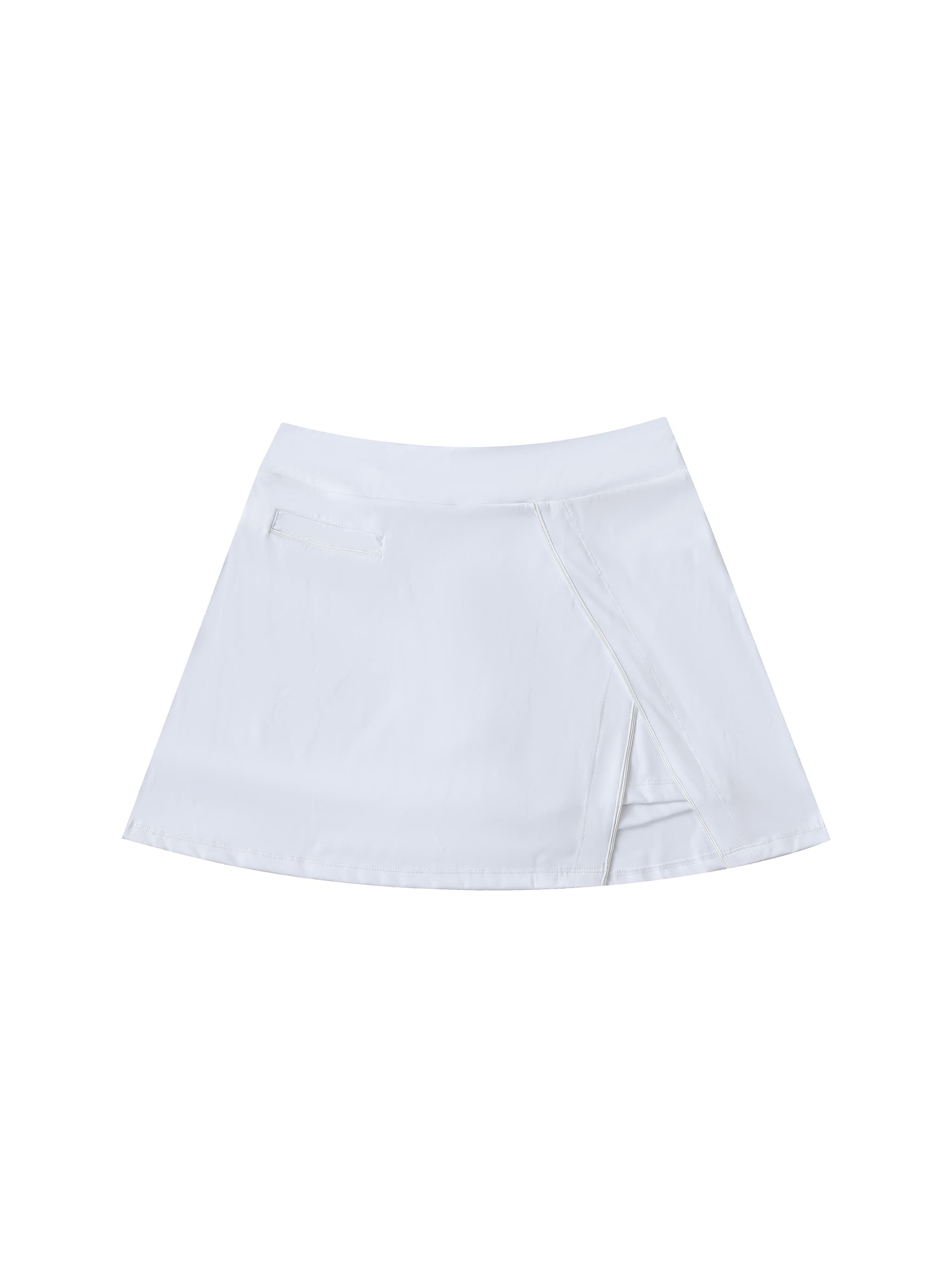 Custom High-Waist Pocketed A-Line Skirt — Bottoms