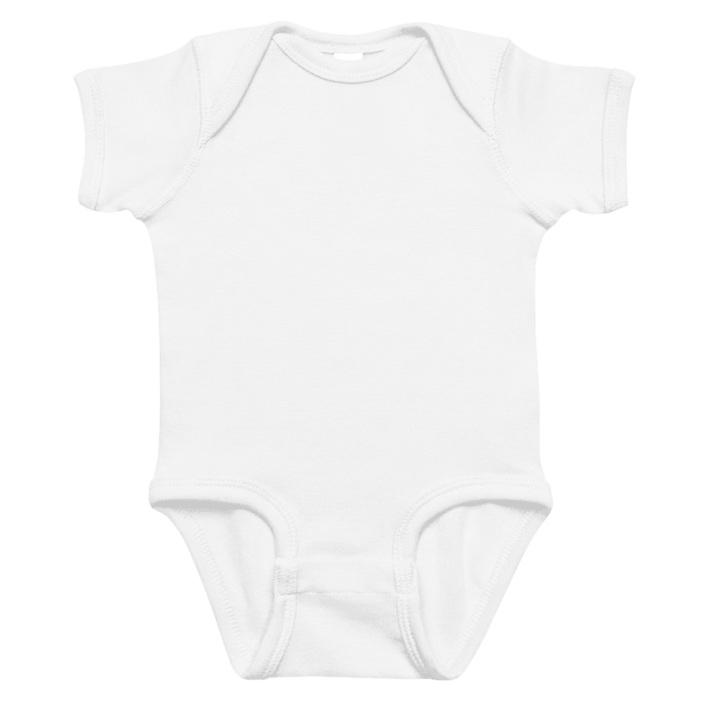 Baby Short Sleeve Bodysuit — Black