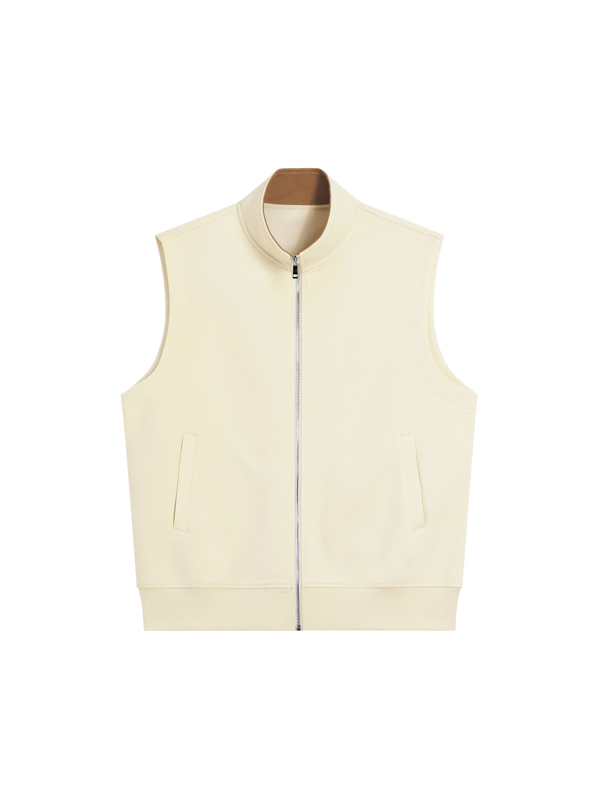 Custom Heavyweight Full-Zip Vest — Outerwear