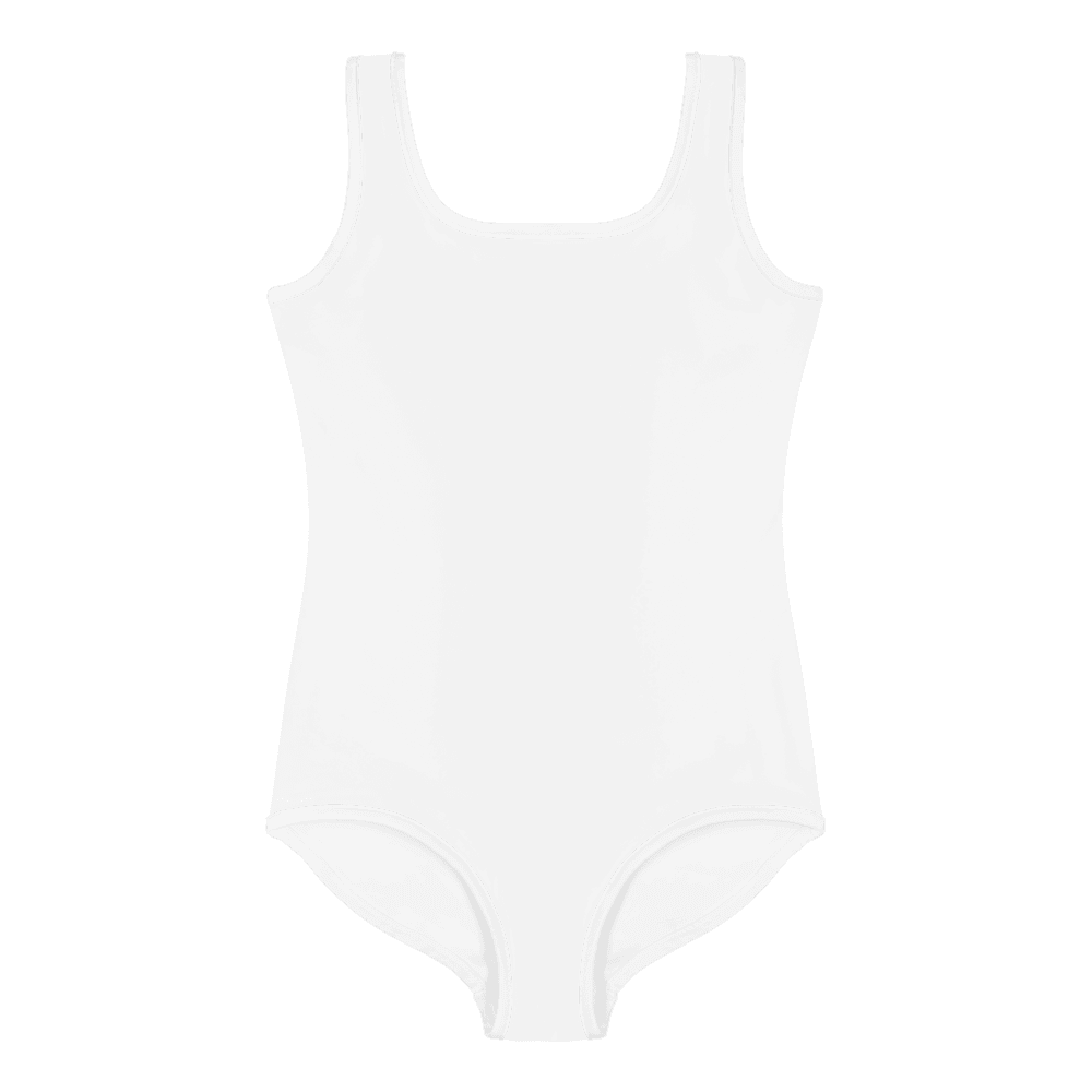 All-Over Print Kids Swimsuit — Flat lay · default