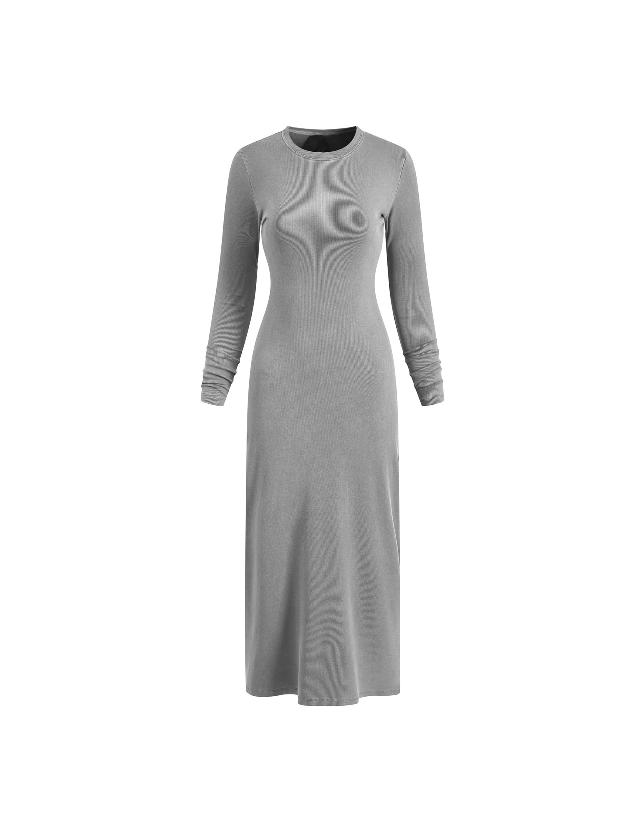 Custom Dyed Washed Slit Maxi Dress — Other