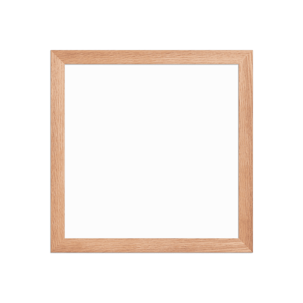 Premium Framed Photo Poster — Red Oak