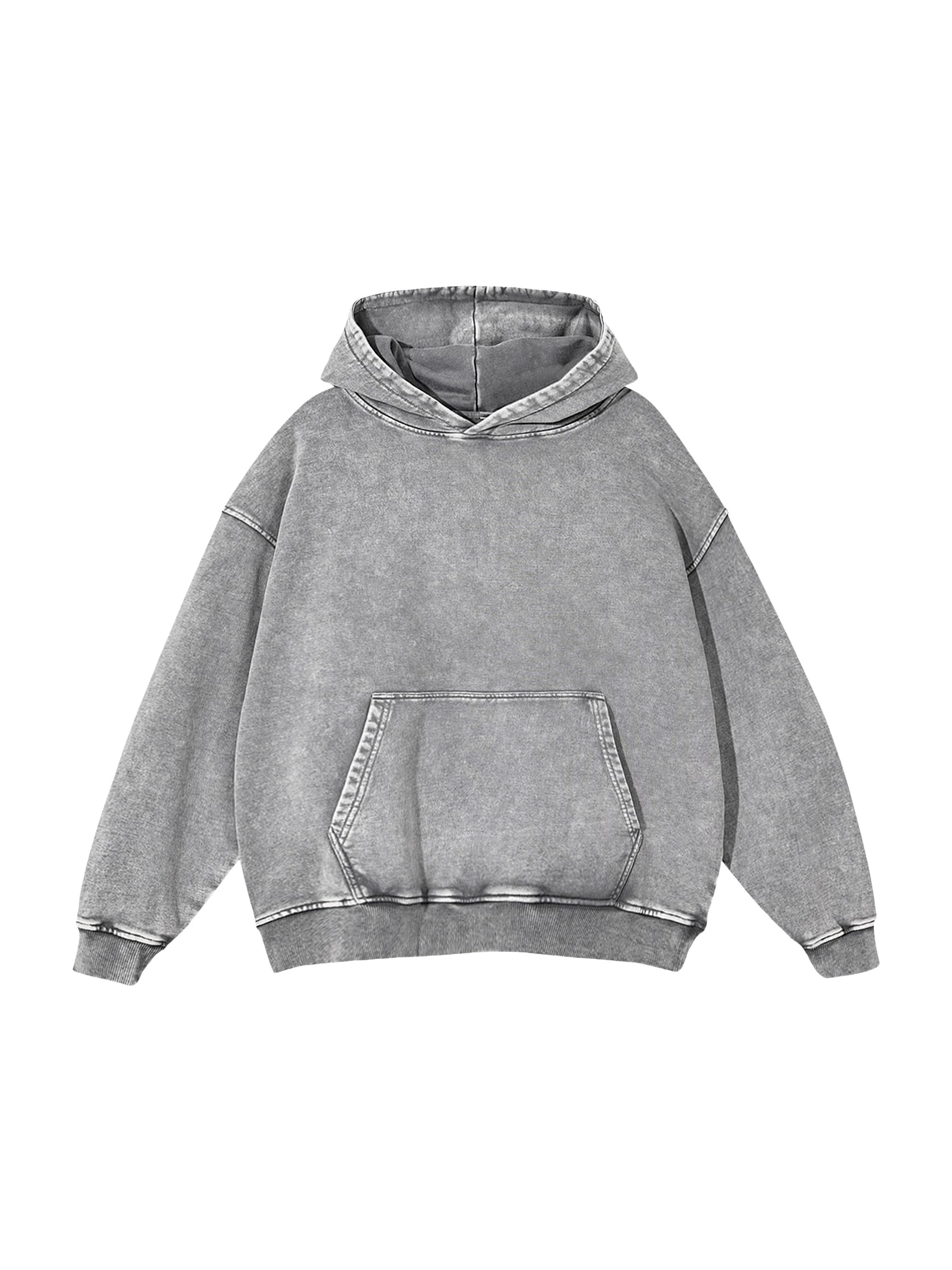 Custom Snow Washed Loose Hoodie — Hoodies