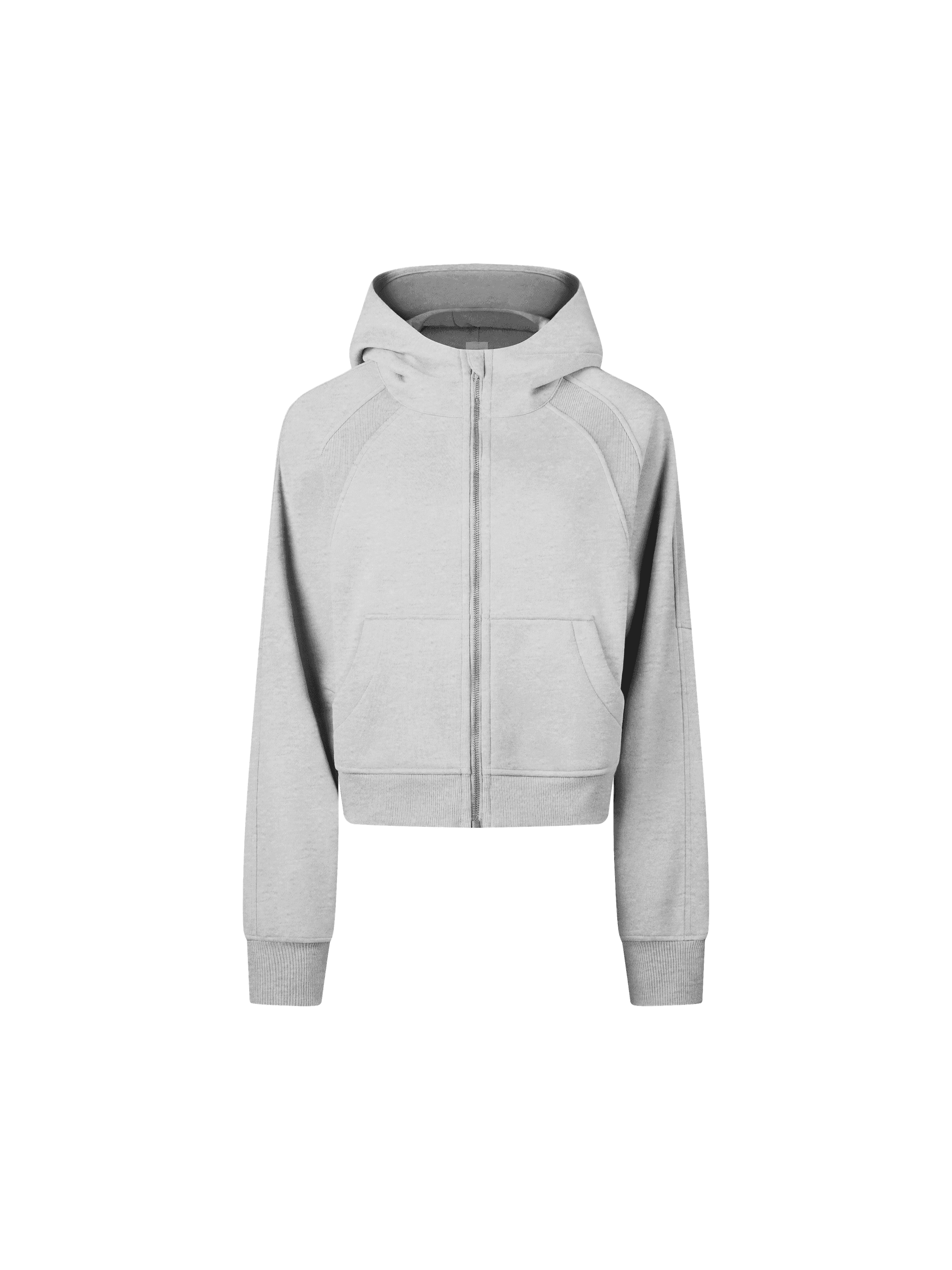 Custom Cropped Zip-Up Hoodie — Hoodies