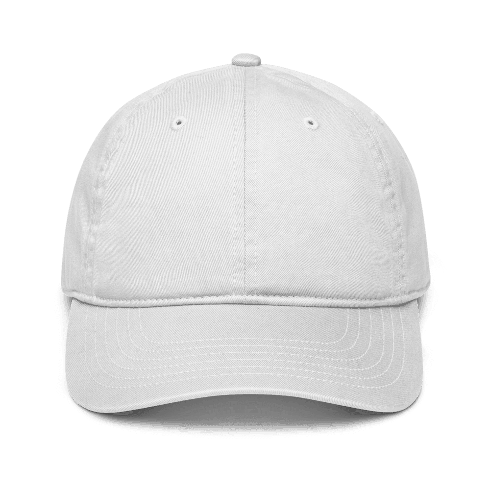 Organic Baseball Cap — front · Black