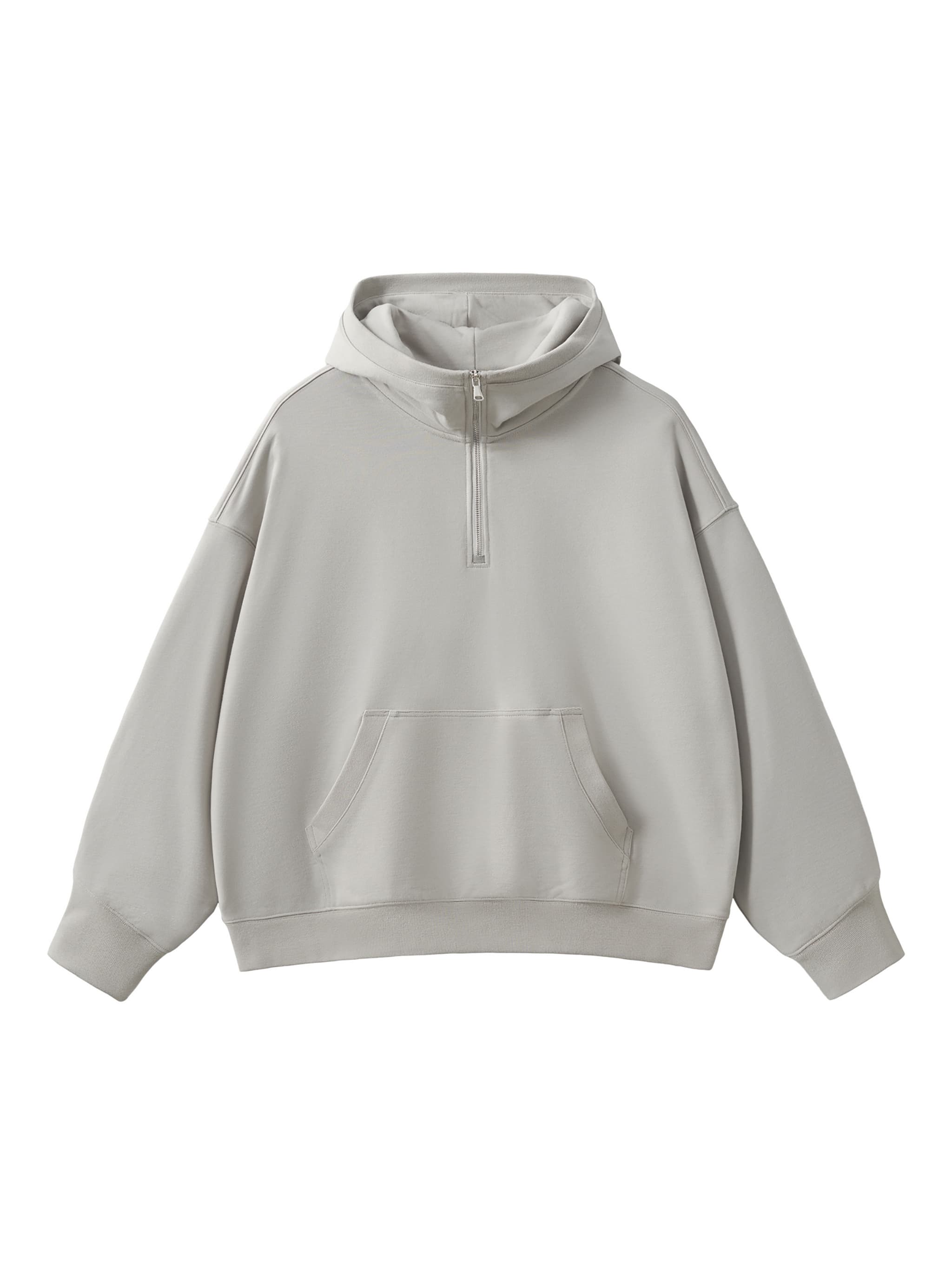 Custom Heavyweight Half-Zip Fleece Hoodie — Hoodies