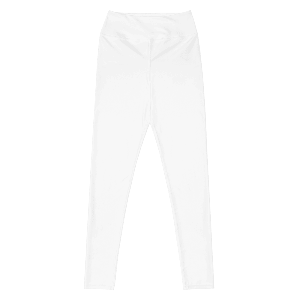 All-Over Print Yoga Leggings — Flat lay · belt_front