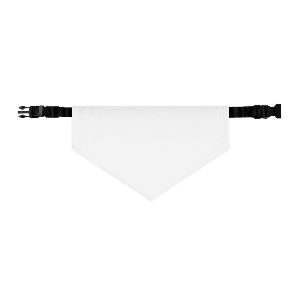 Custom Pet Bandana Collar — Black