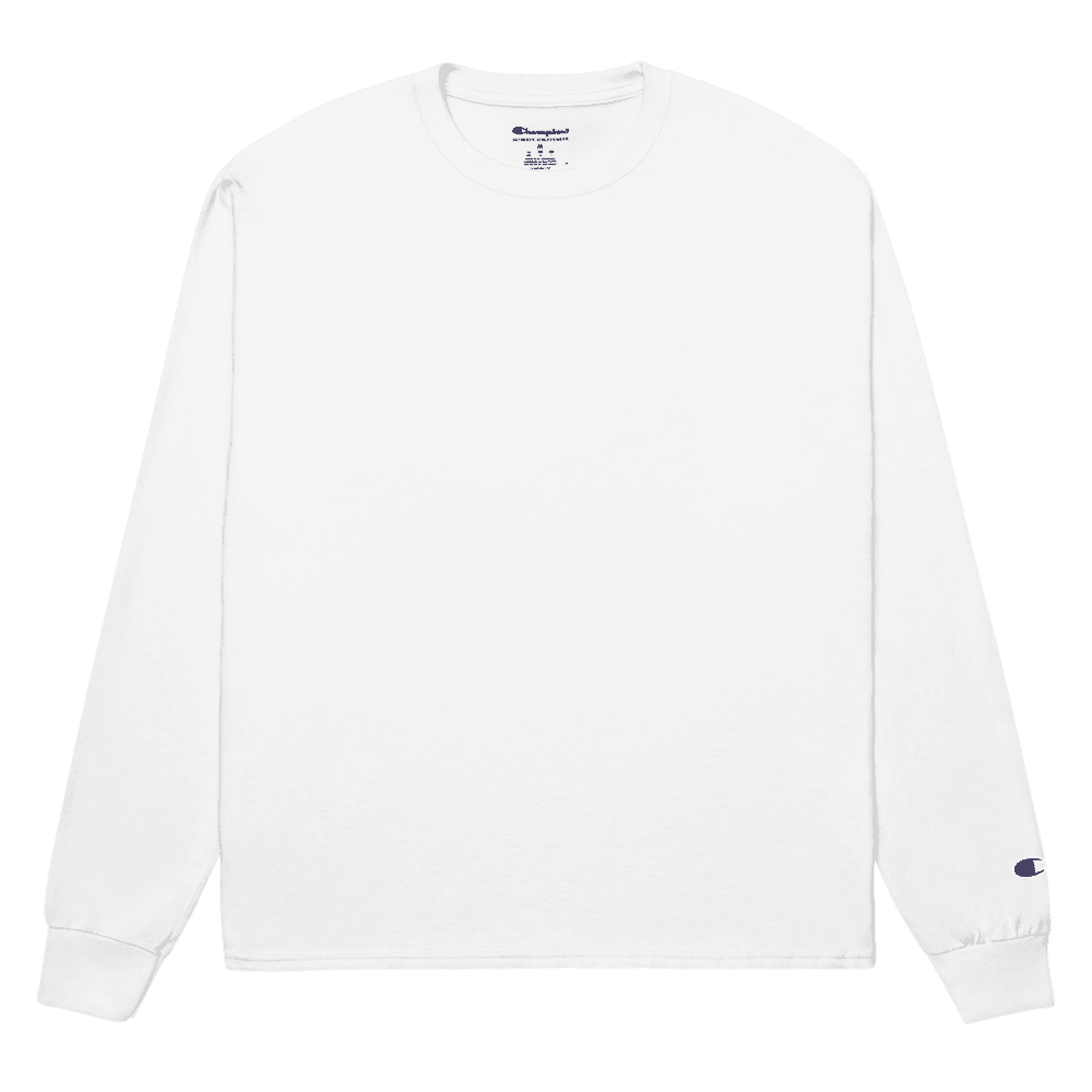 Classic Long Sleeve T-Shirt — White · Ultra Flat · front
