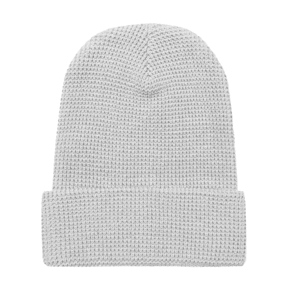 Custom Waffle Knit Beanie — Hats