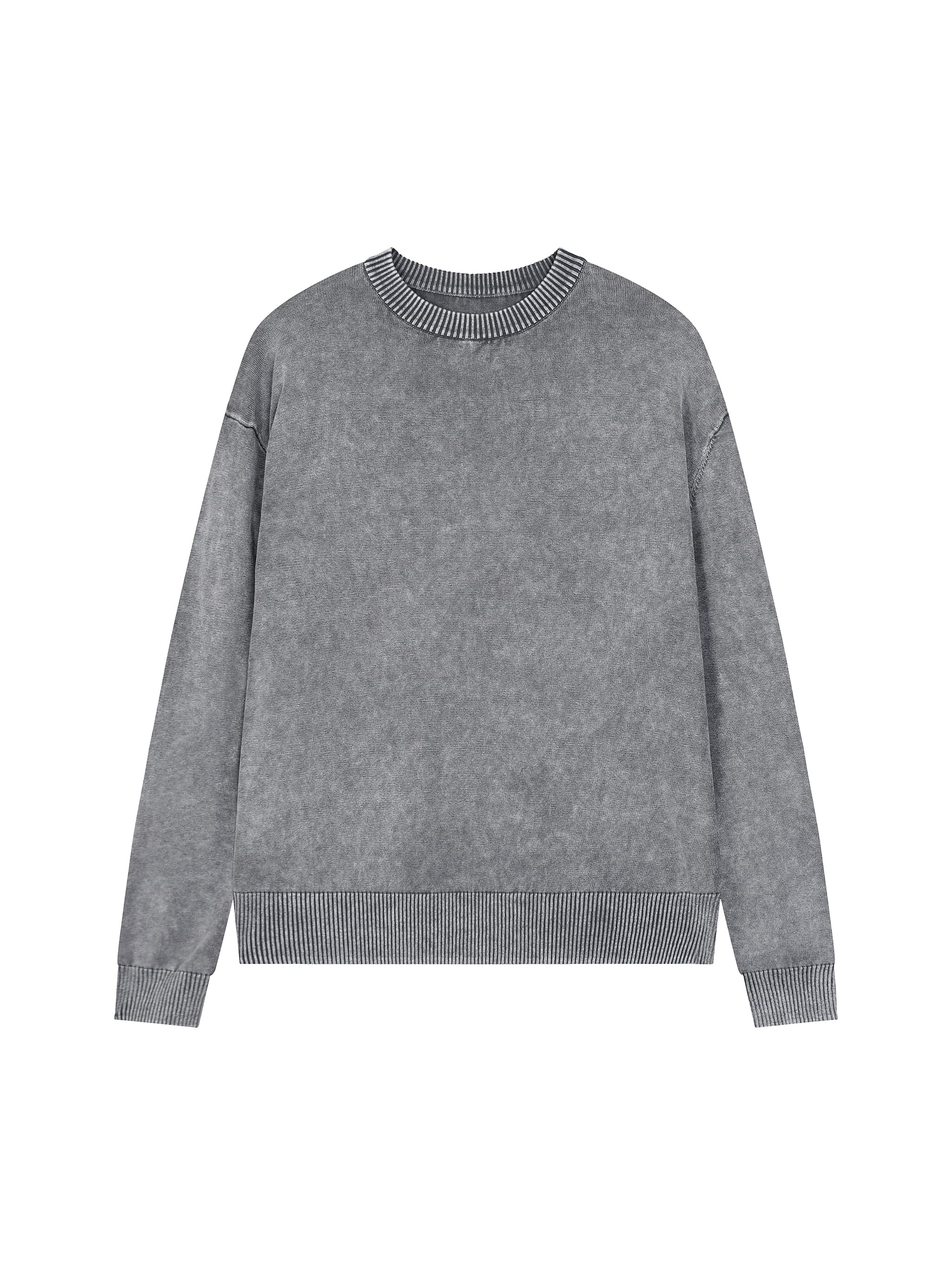 Custom Mineral Wash Oversized Crewneck — Sweatshirts