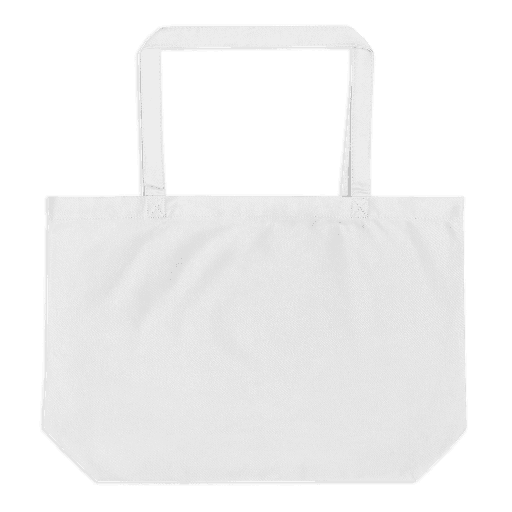 Large Eco Cotton Tote Bag — Black