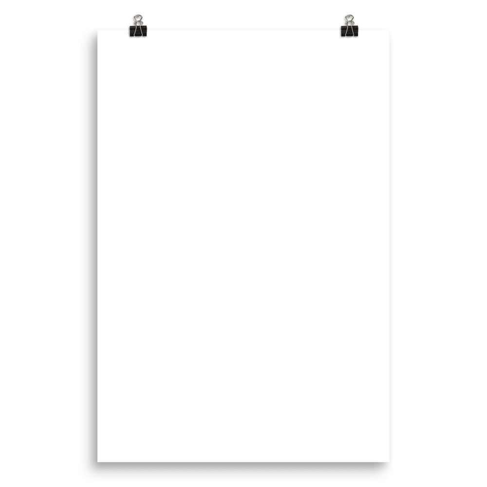 Custom Custom Matte Paper Poster — Home & Living
