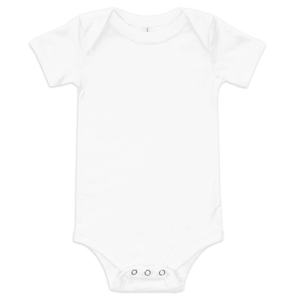Baby Short Sleeve One Piece — Black