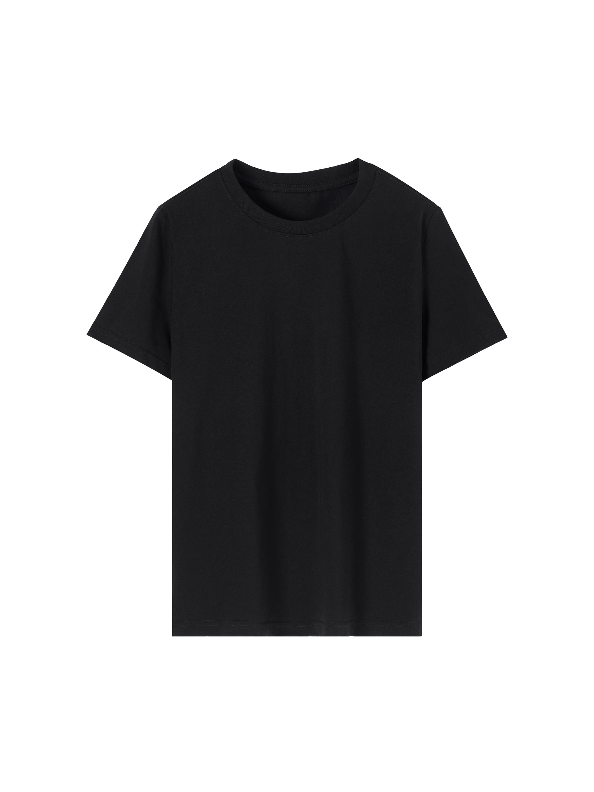 Standard Shoulder T-Shirt — Black