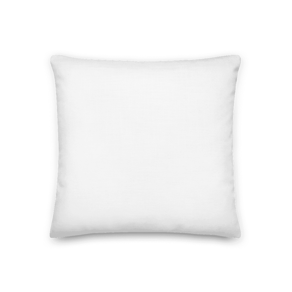 All-Over Print Premium Pillow — Flat lay · front