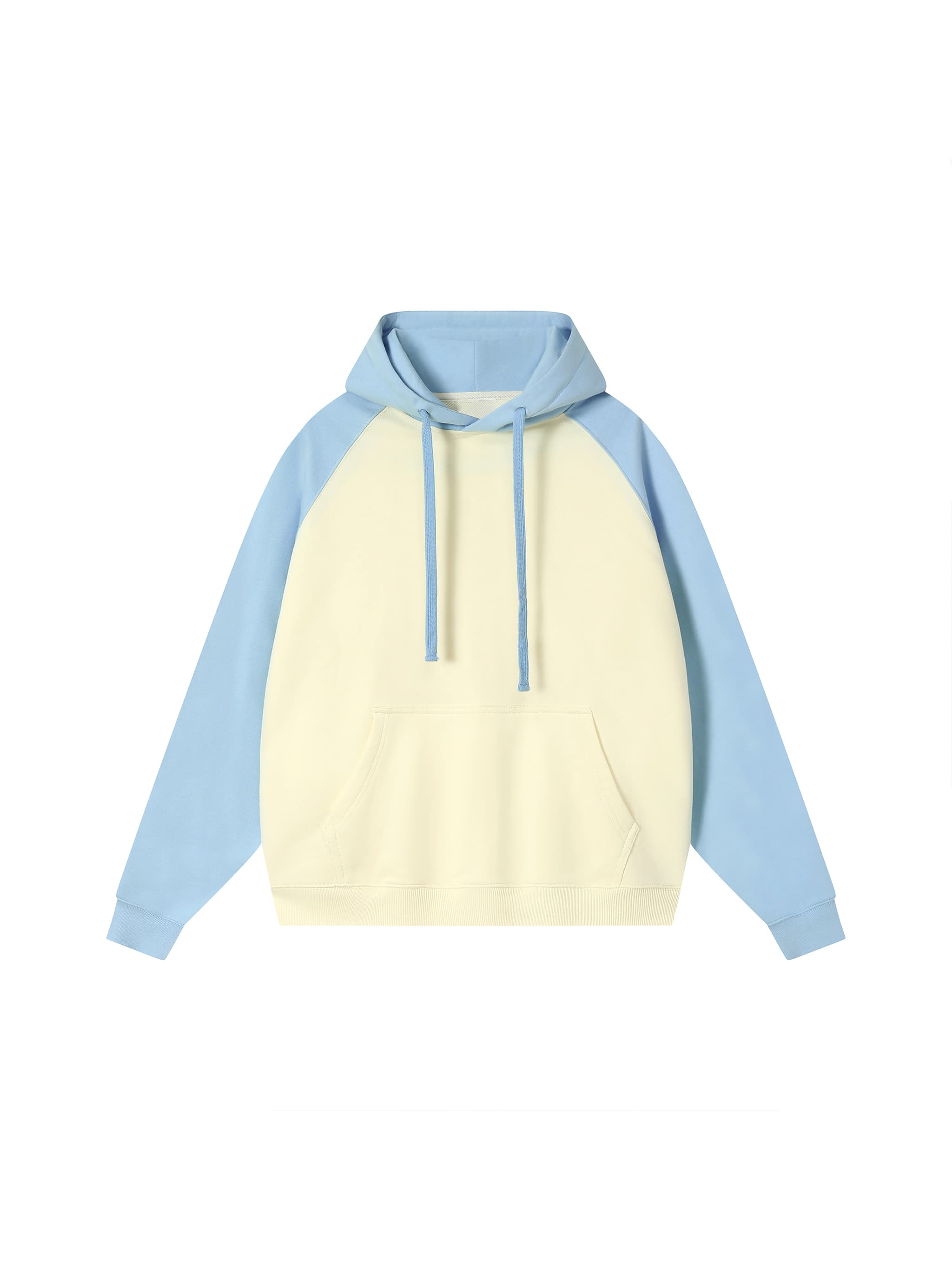 Custom Color-Block Raglan Sleeve Hoodie — Hoodies