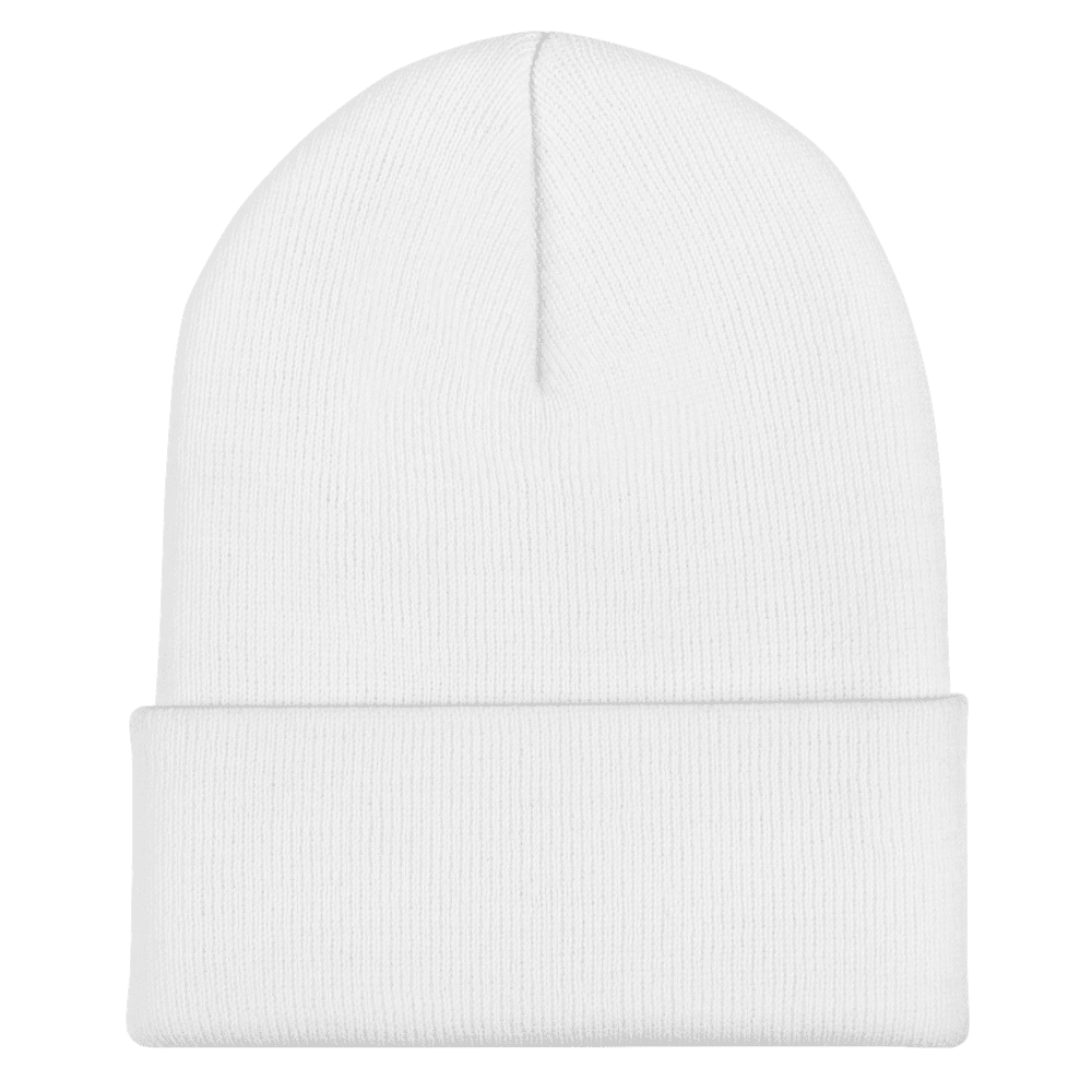 Cuffed Beanie — front · Black