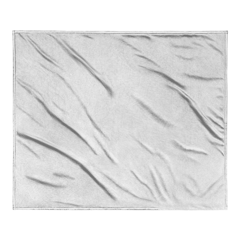 Embroidered Premium Sherpa Blanket — Black