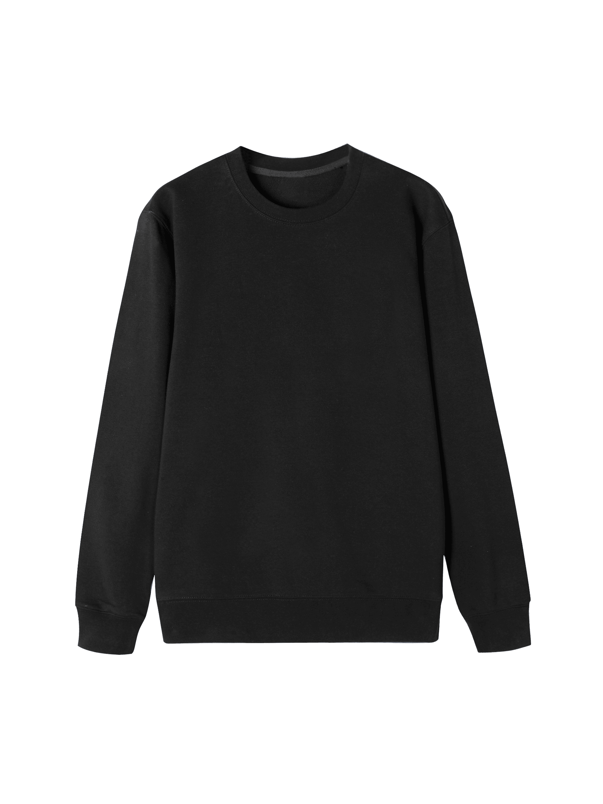 Heavyweight Custom Crewneck Sweatshirt — Black