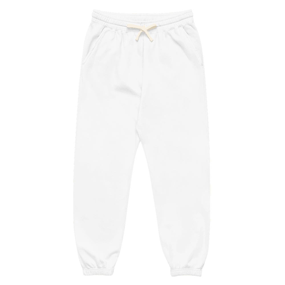 Garment-Dyed Fleece Sweatpants — Blue Jean