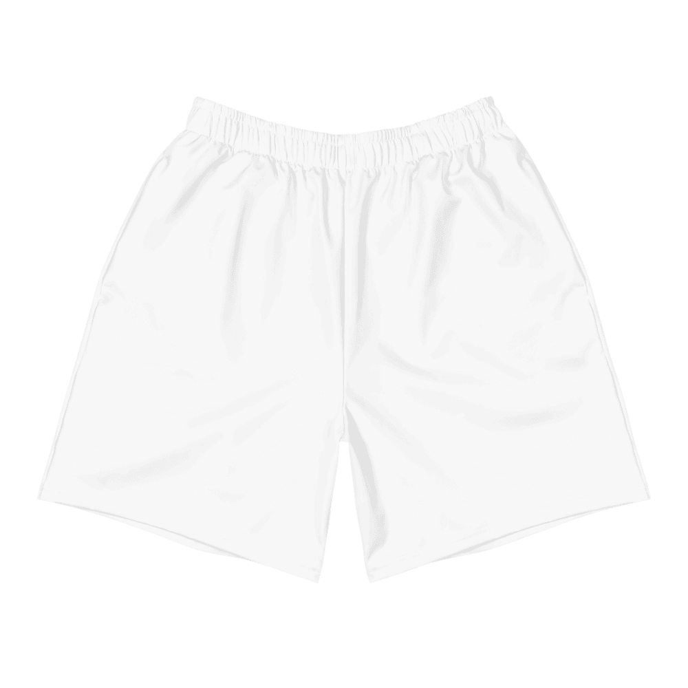 All-Over Print Athletic Shorts — Flat lay · front