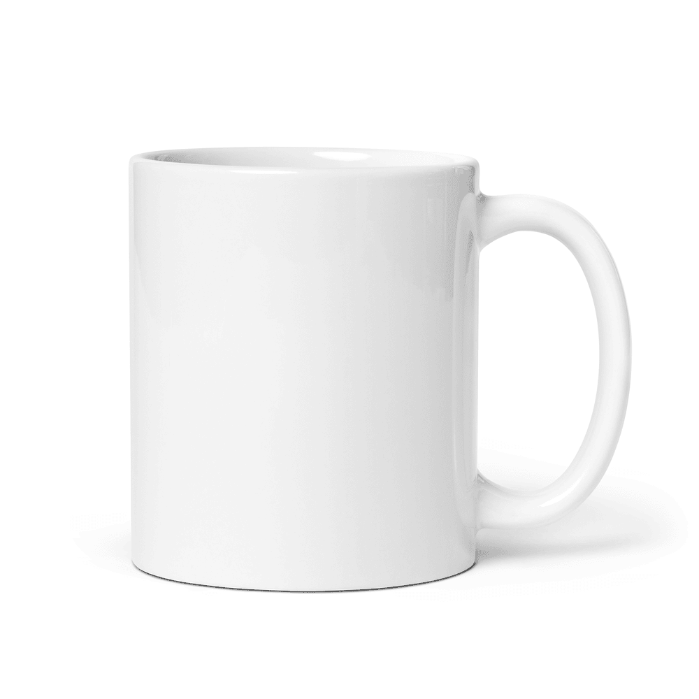Custom White Glossy Ceramic Mug — Home & Living
