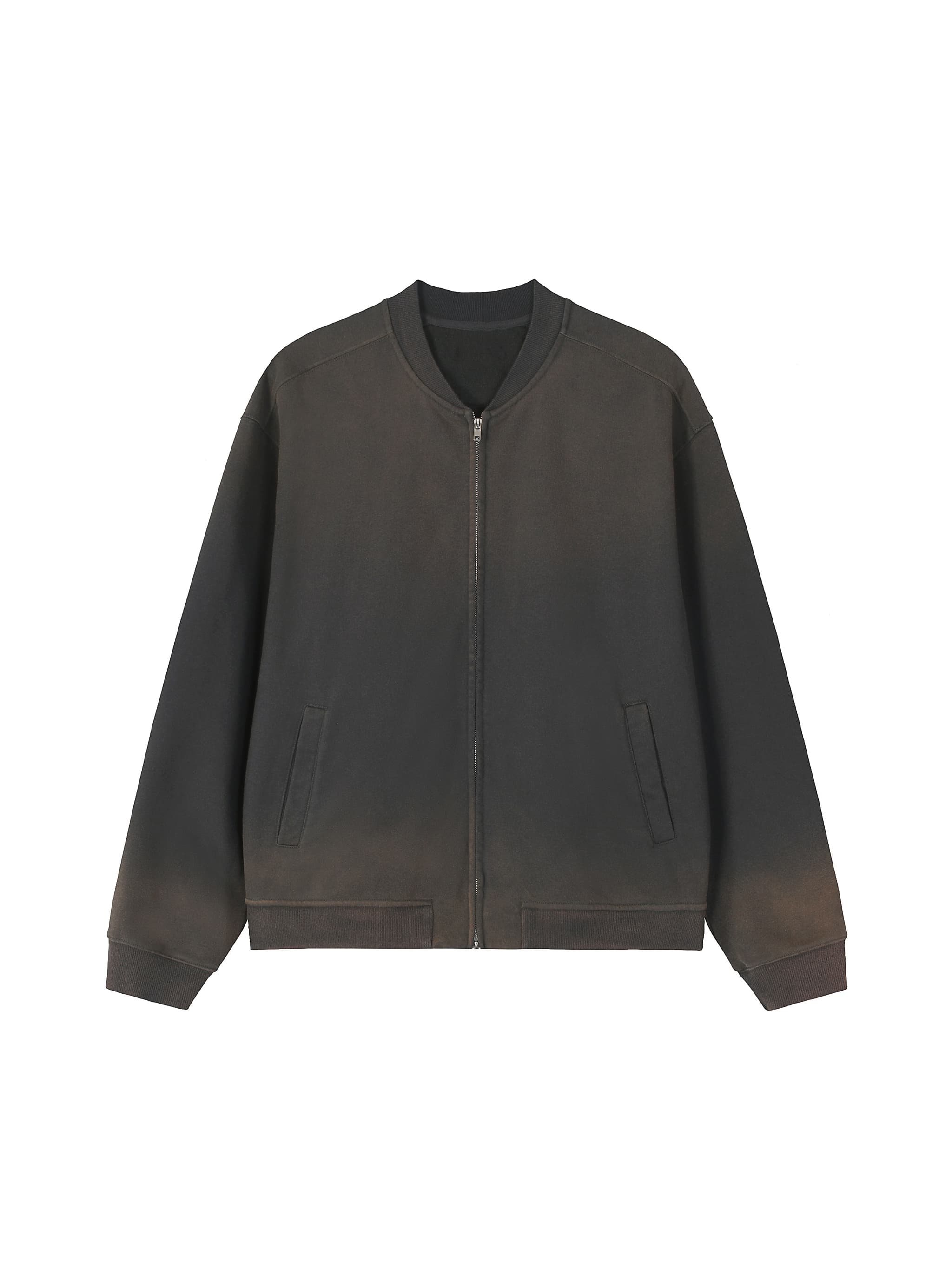 Custom Sun Fade Heavyweight Baseball Jacket — Outerwear