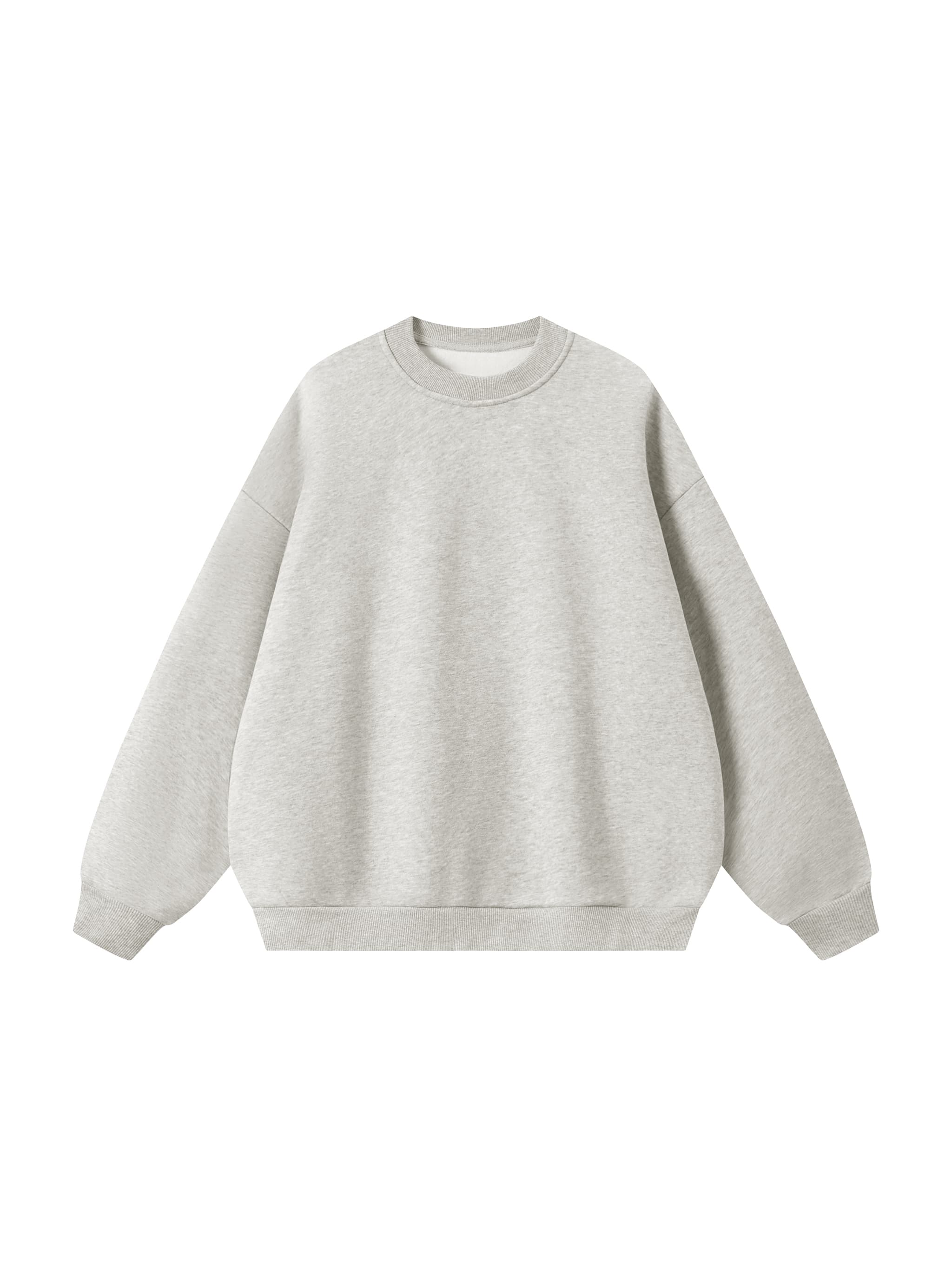 Custom Boxy Fleece Crewneck Sweatshirt — Sweatshirts