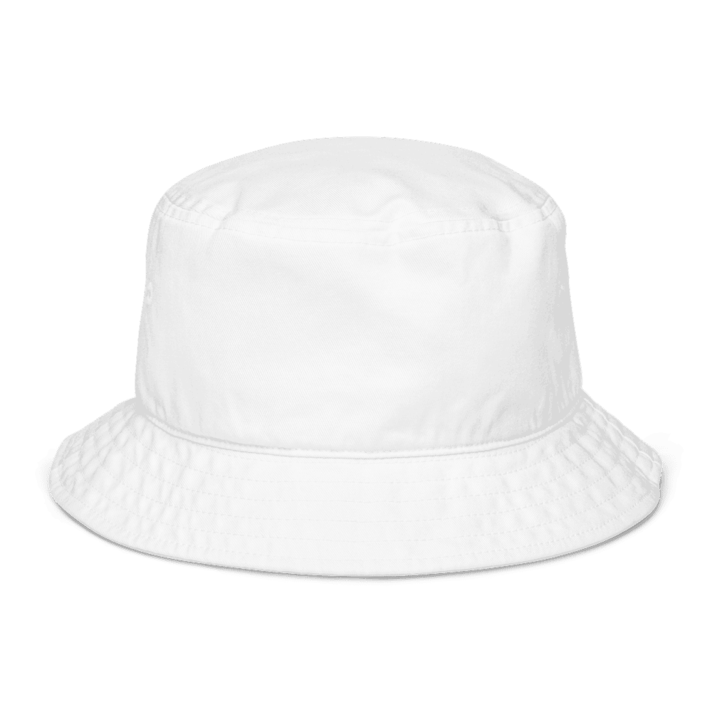 Organic Cotton Bucket Hat — front · Black
