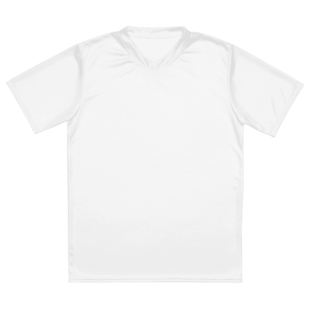 Recycled Unisex Sports Jersey — Flat lay · front