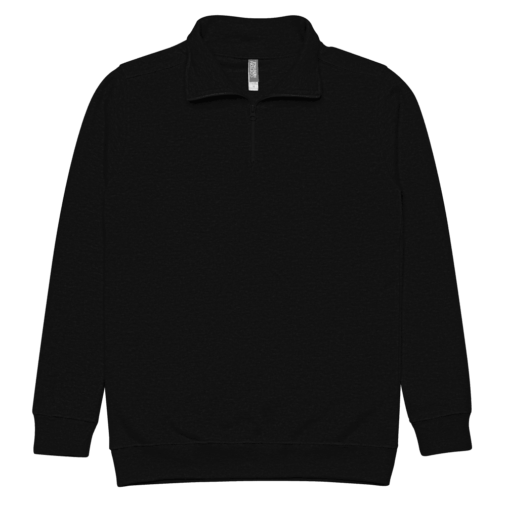 Unisex Fleece Pullover — Black