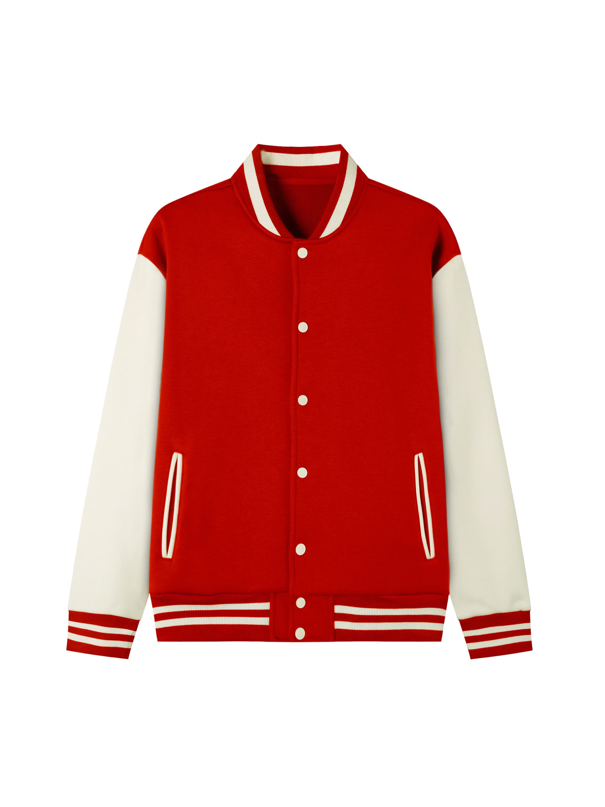 Custom Two-Tone Varsity Jacket — Outerwear