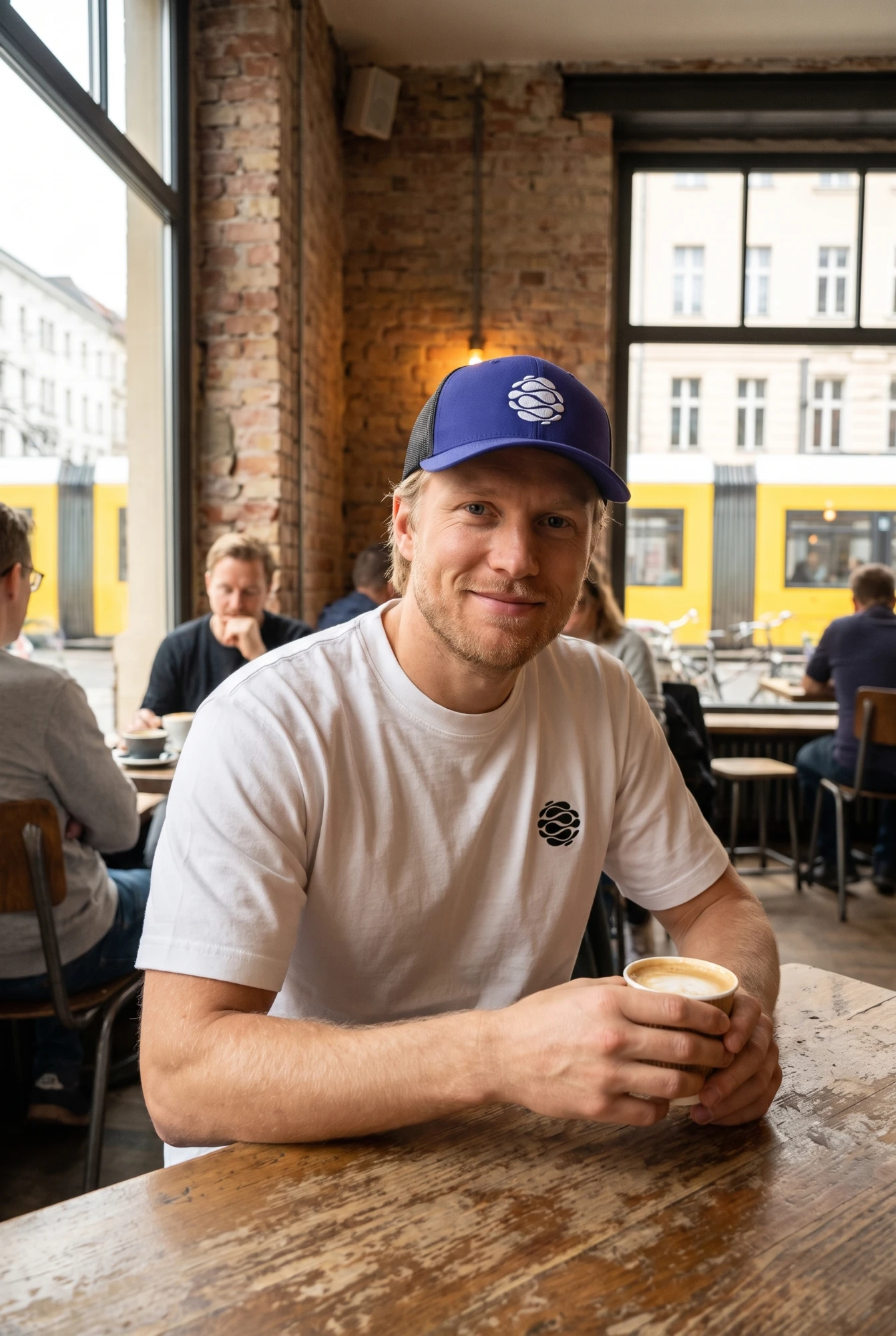 Jonas wearing the Trucker Cap